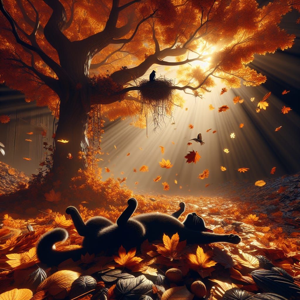 Rolling in Leaves