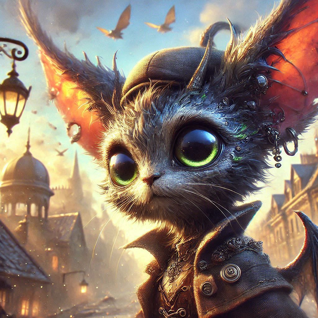 adorable fairy-tale fantasy creature portrait..