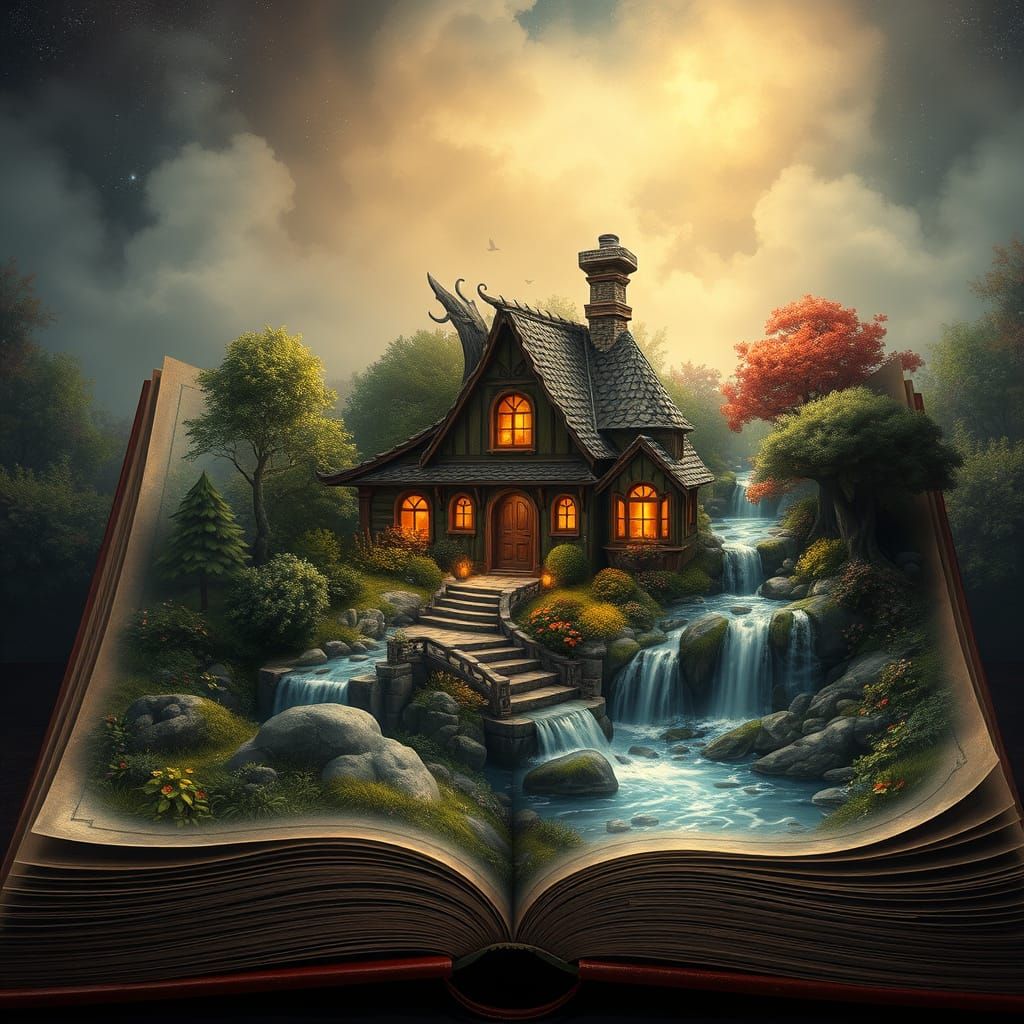 Whimsical Cottage   by @Shayera1001