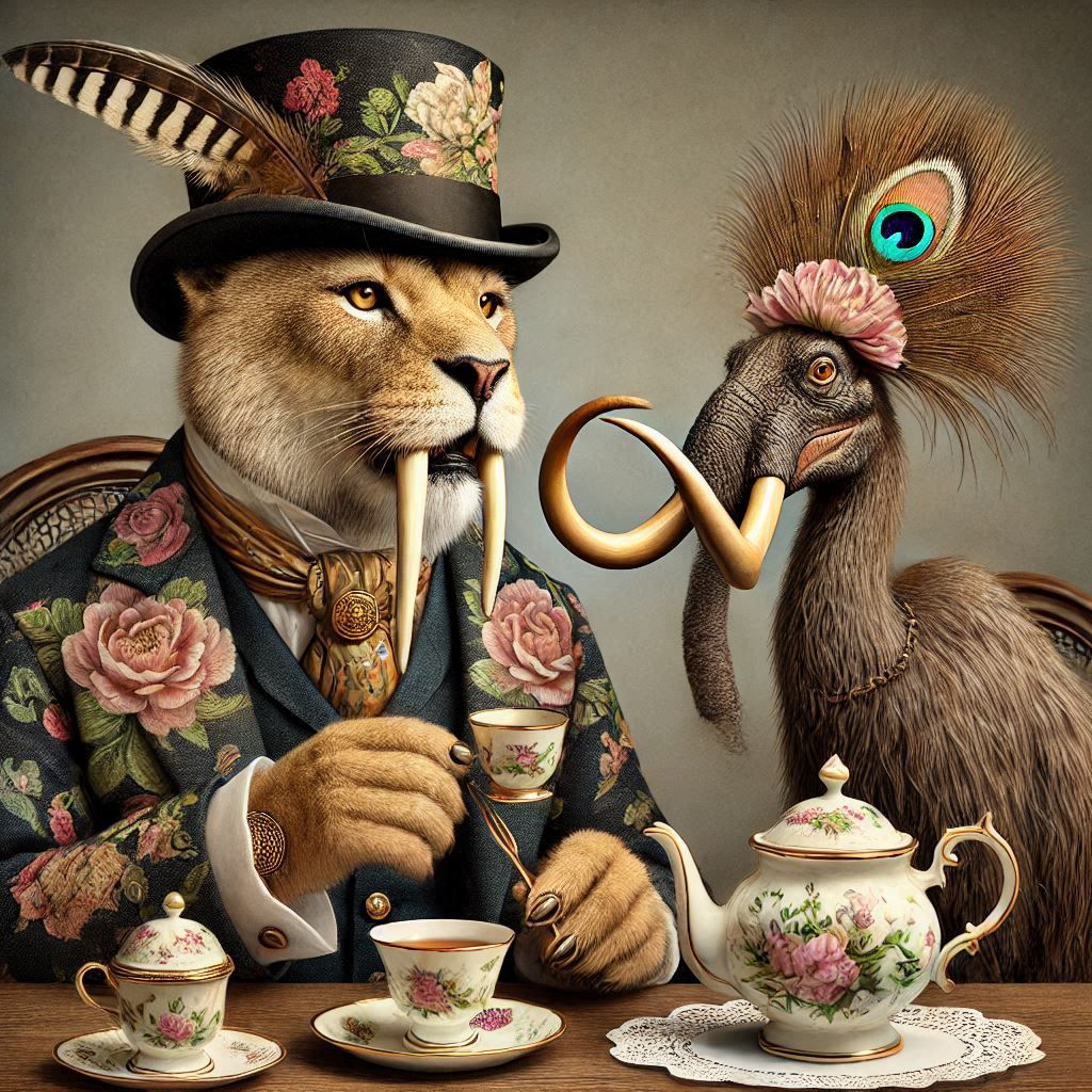 woolly mammoth and Dodo bird hybrid?