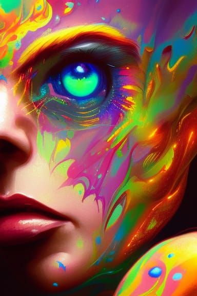 Vibrant Dragon Concept Art in Triadic Colors