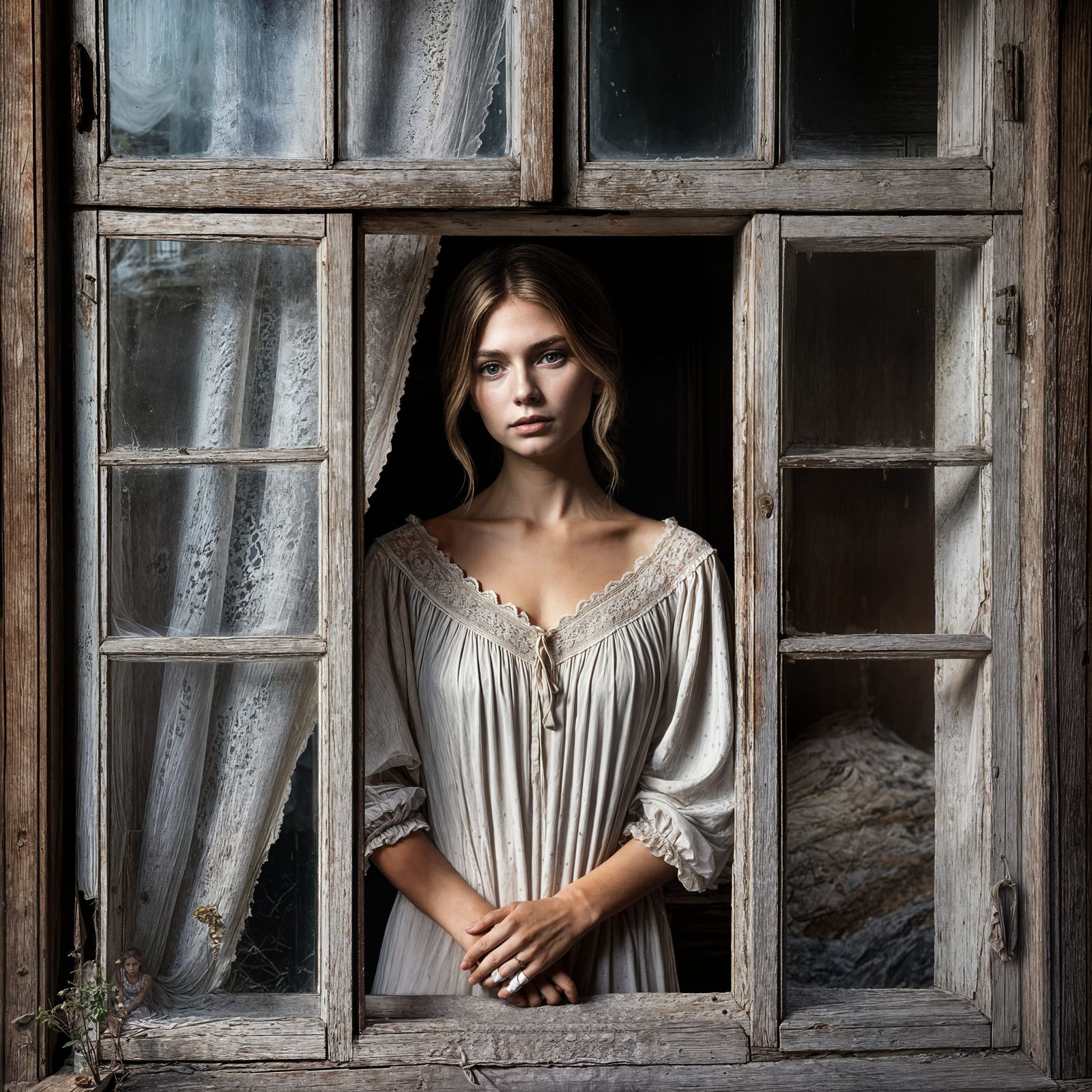 Standing at the window