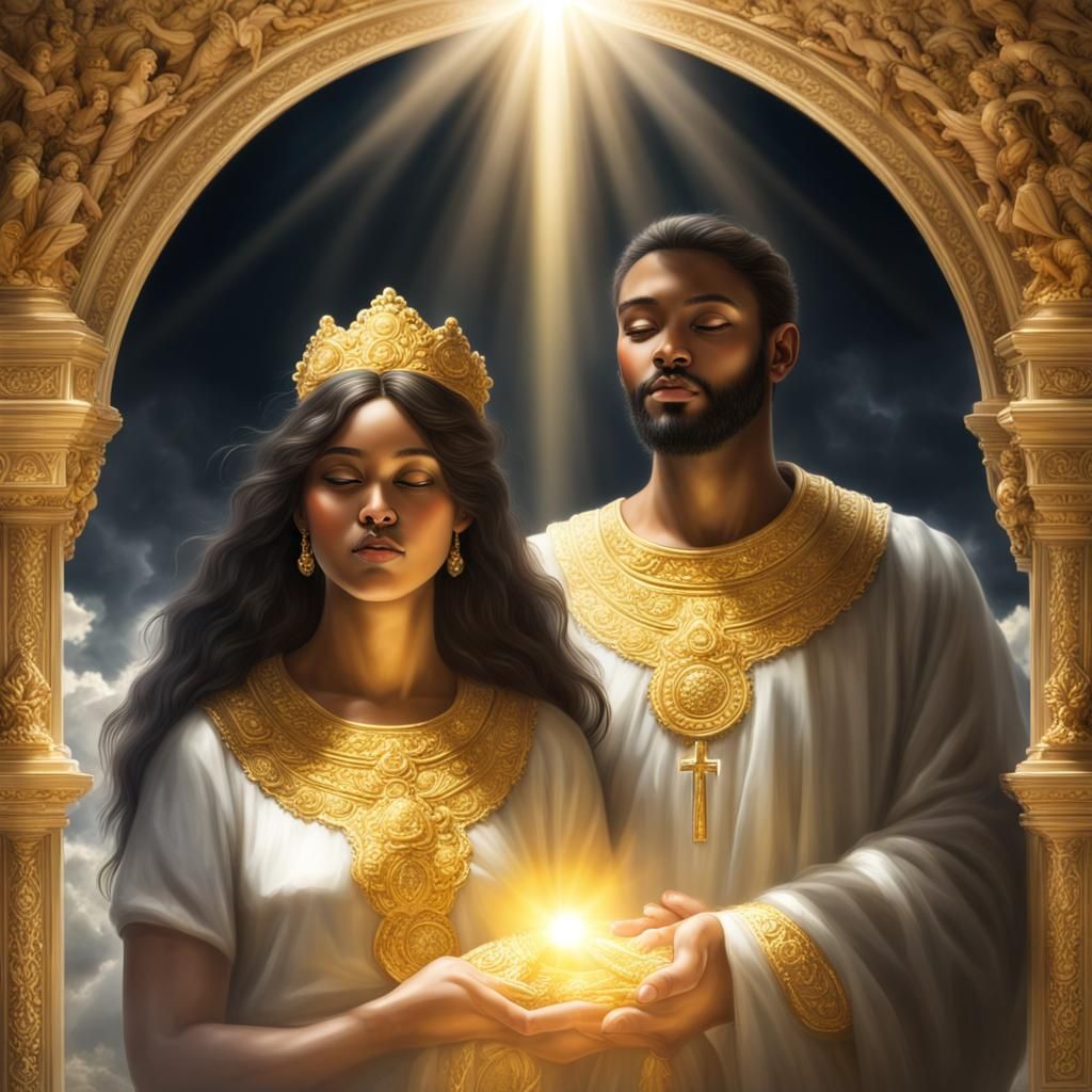 Aninias and his wife hiding gold from God