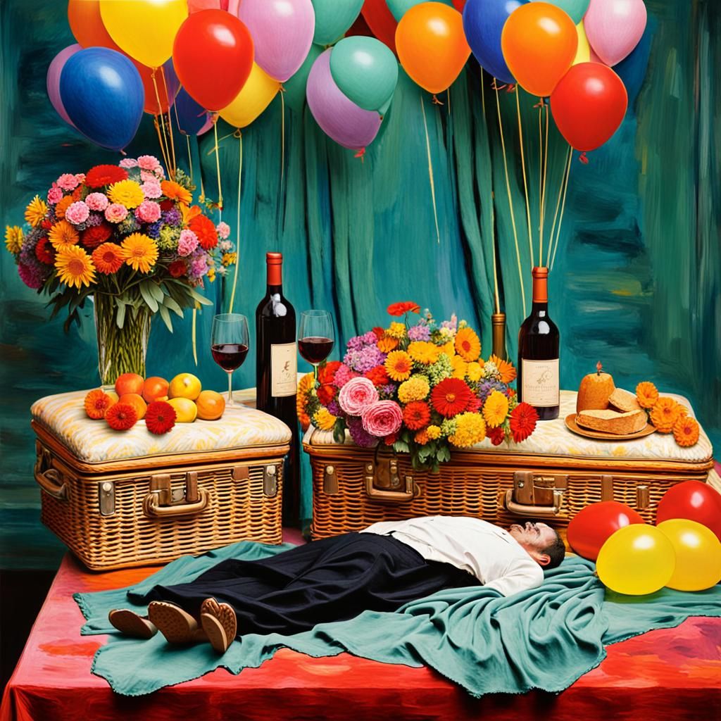 Grandpa is in the living room 