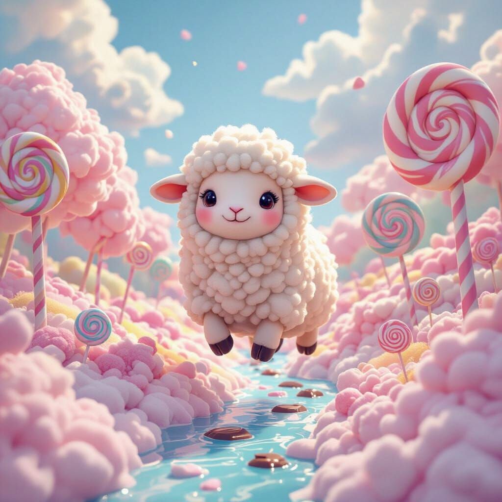 Sheep dream  by @Castorix