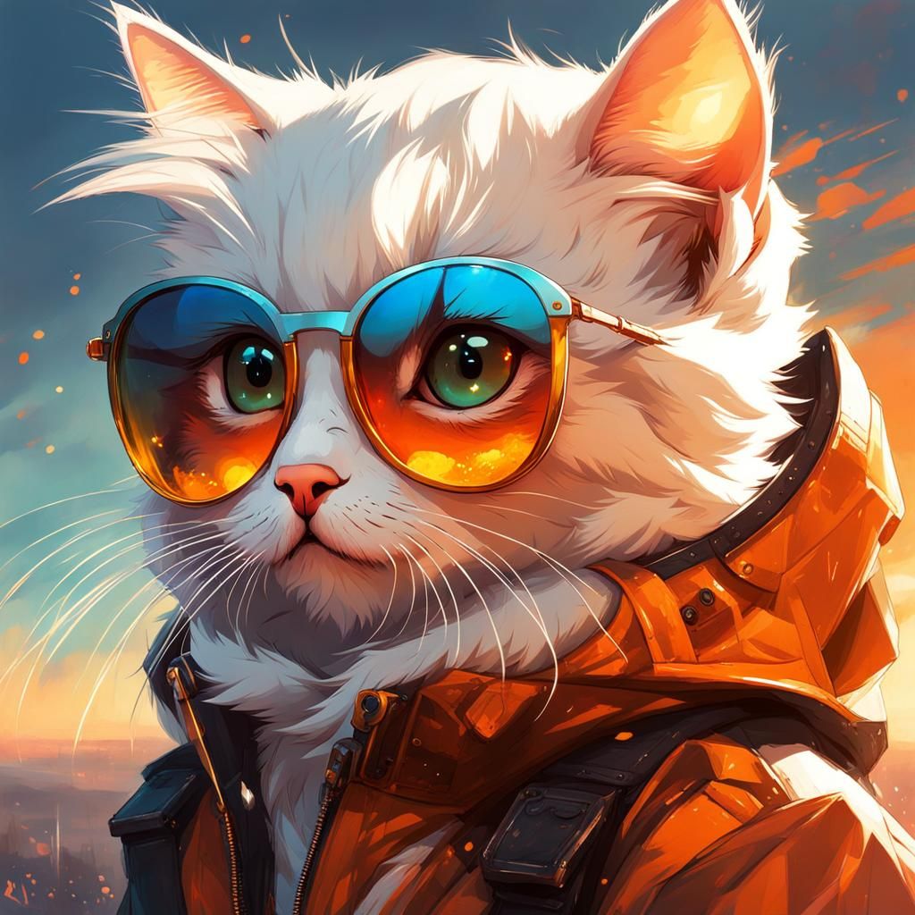 vibe cat - AI Generated Artwork - NightCafe Creator