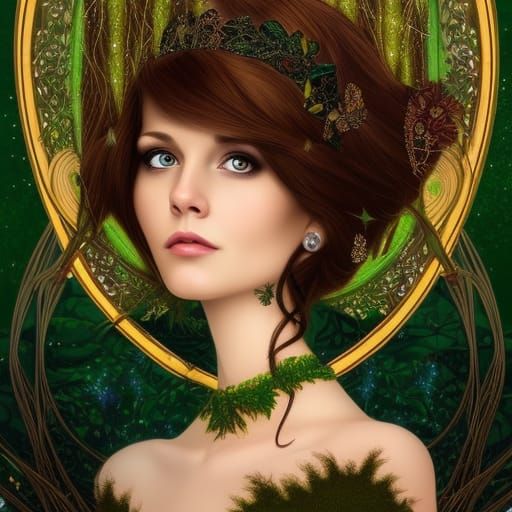 Portrait of a willow twig nymph