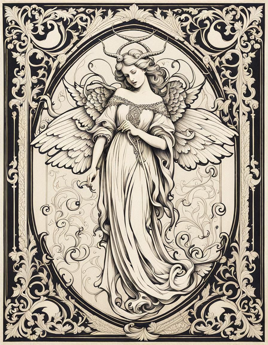 Baroque Angel  by @Yiasafrai