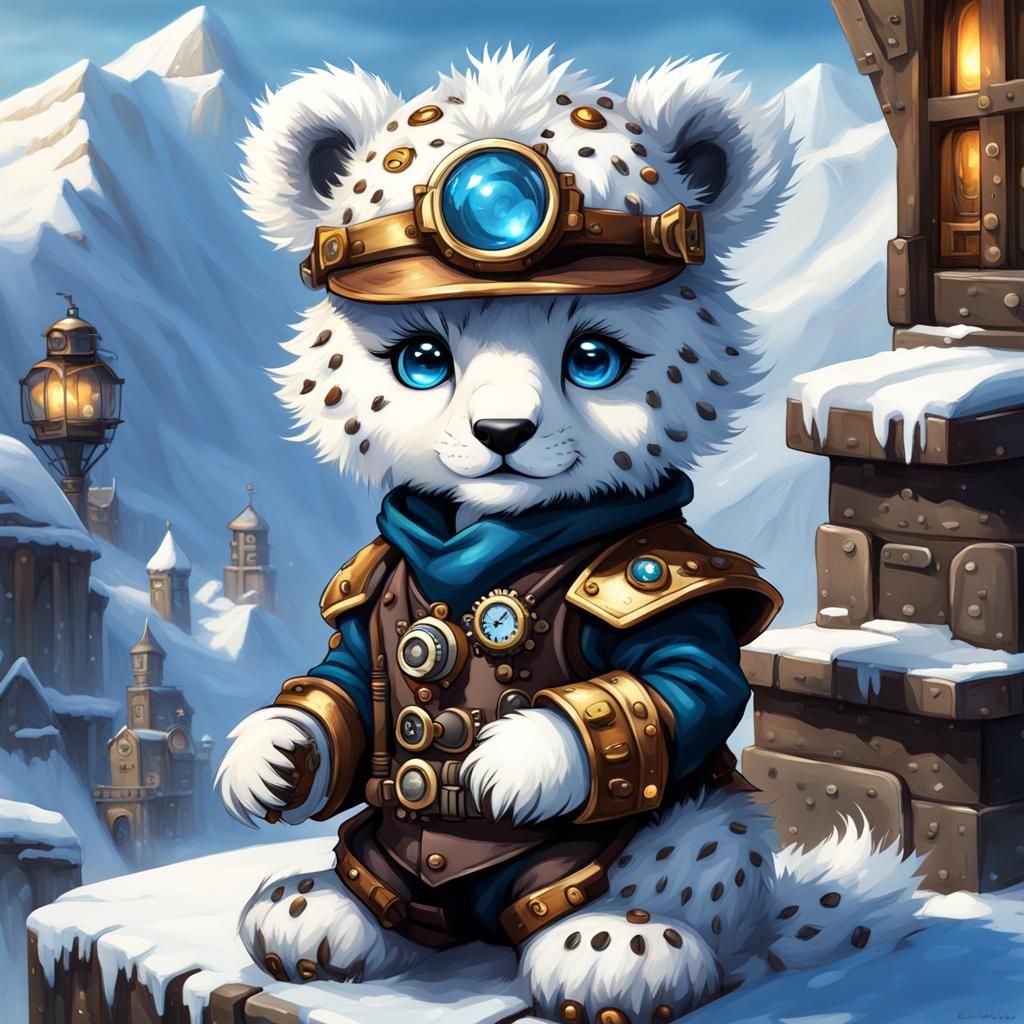 The Sentry, Steampunk Snow Leopard Cub