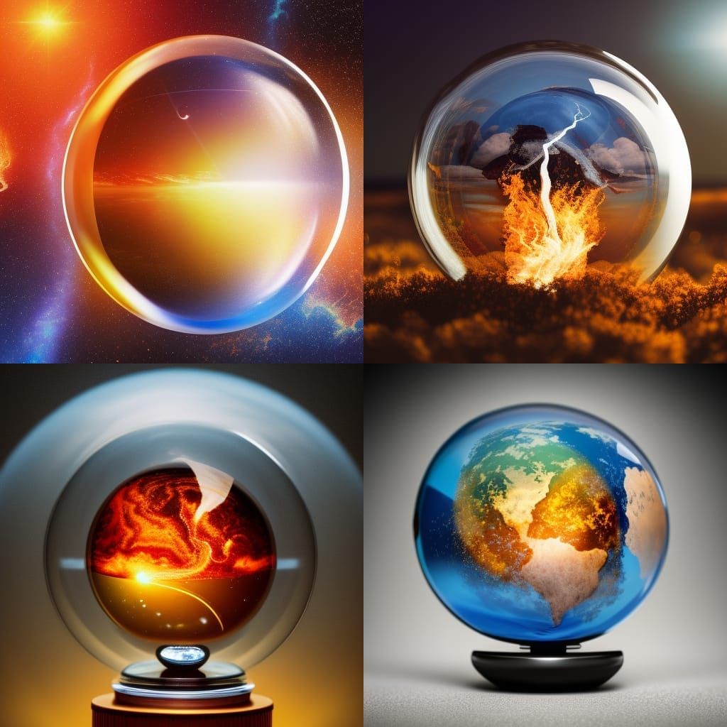 Earth on fire