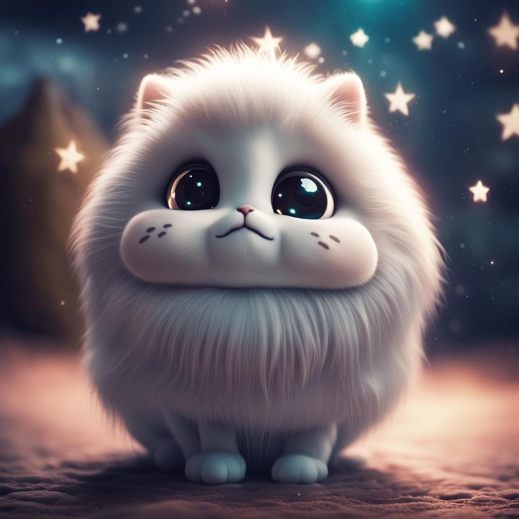 Cutest adorable kawaii animal - AI Generated Artwork - NightCafe Creator