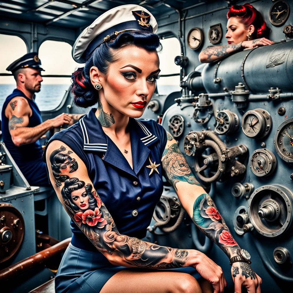 20+ Pin Up Girl Tattoo Ideas Stock Photos, Pictures & Royalty-Free Images -  iStock