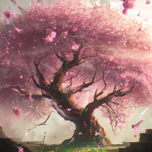 The most beautiful mystical Sakura tree - AI Generated Artwork ...