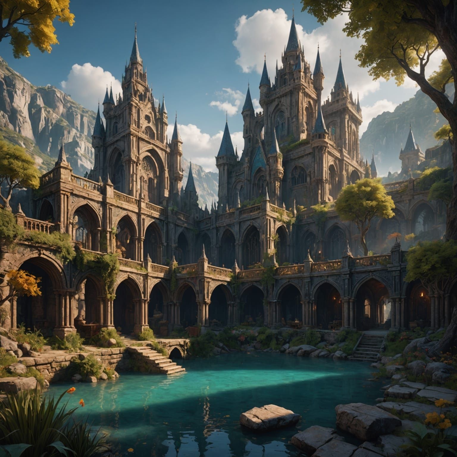 Fairy Riding Dragon in Fantasy Concept Art