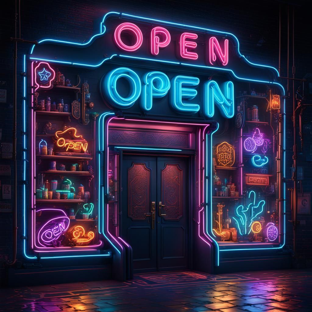 OPEN signs for sale