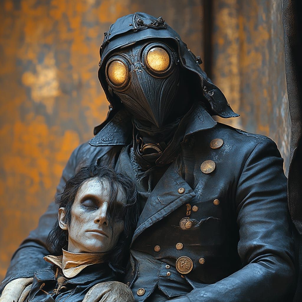 steampunk plague doctor