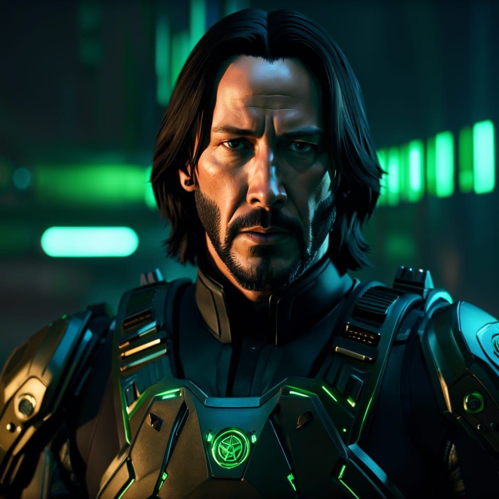 John Wick in armor