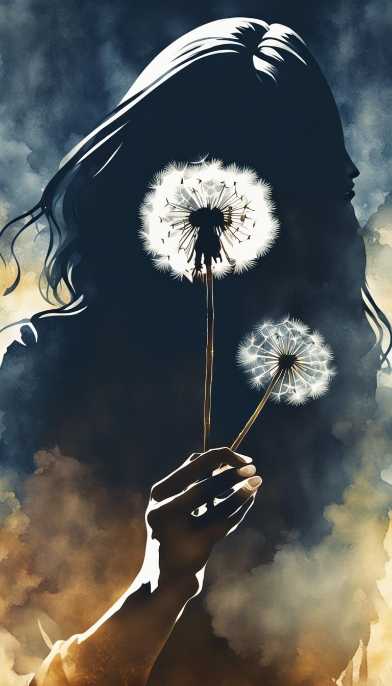 I would like to be a dandelion, and fly away with the wind... (Animated)
