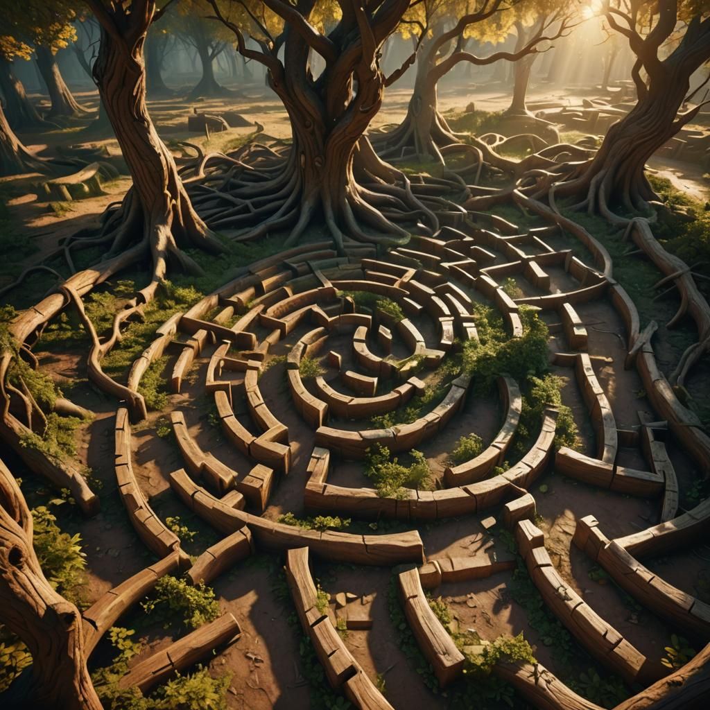 Lost in a Golden Labyrinth: 3D Game Cinematic