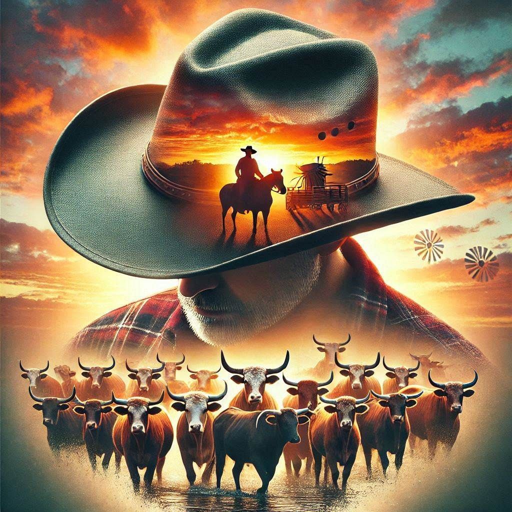 The Cowboy and the Cattle Drive