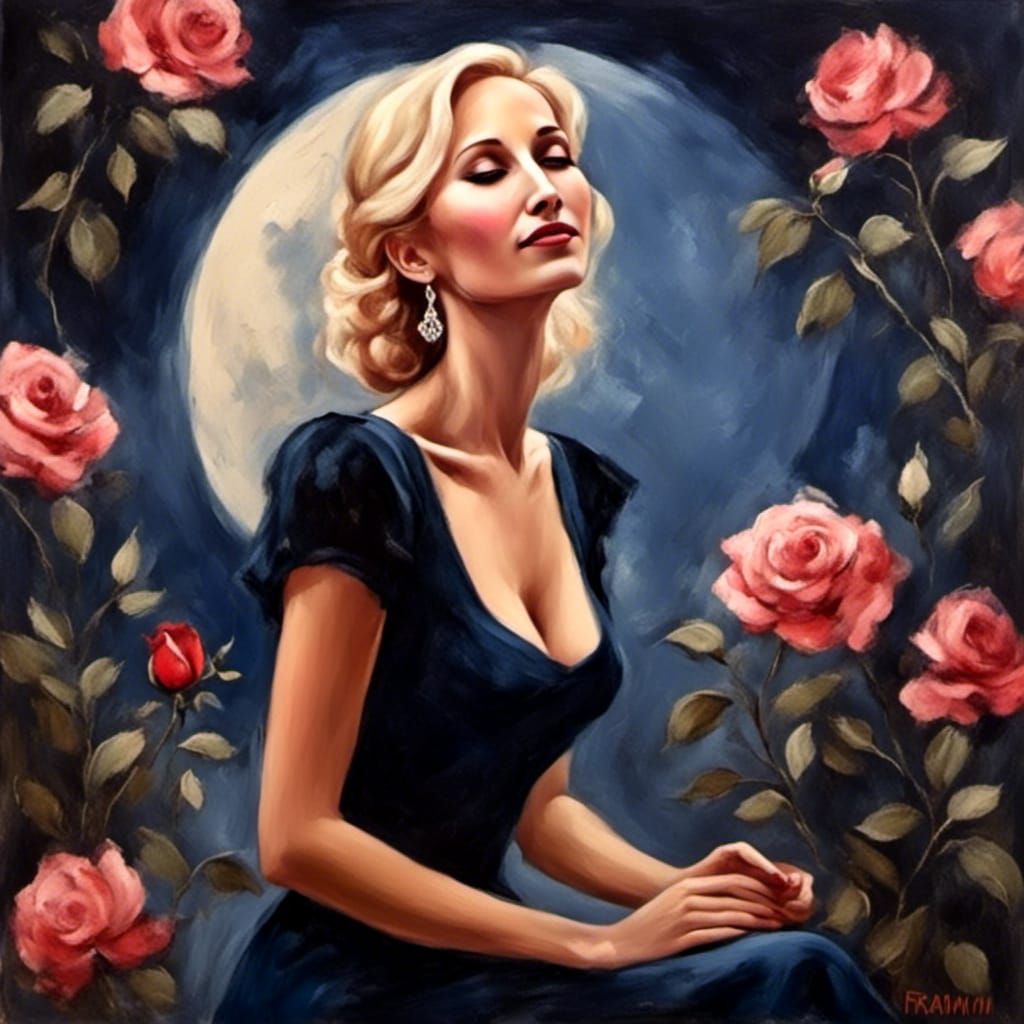Black Velvet Painting
