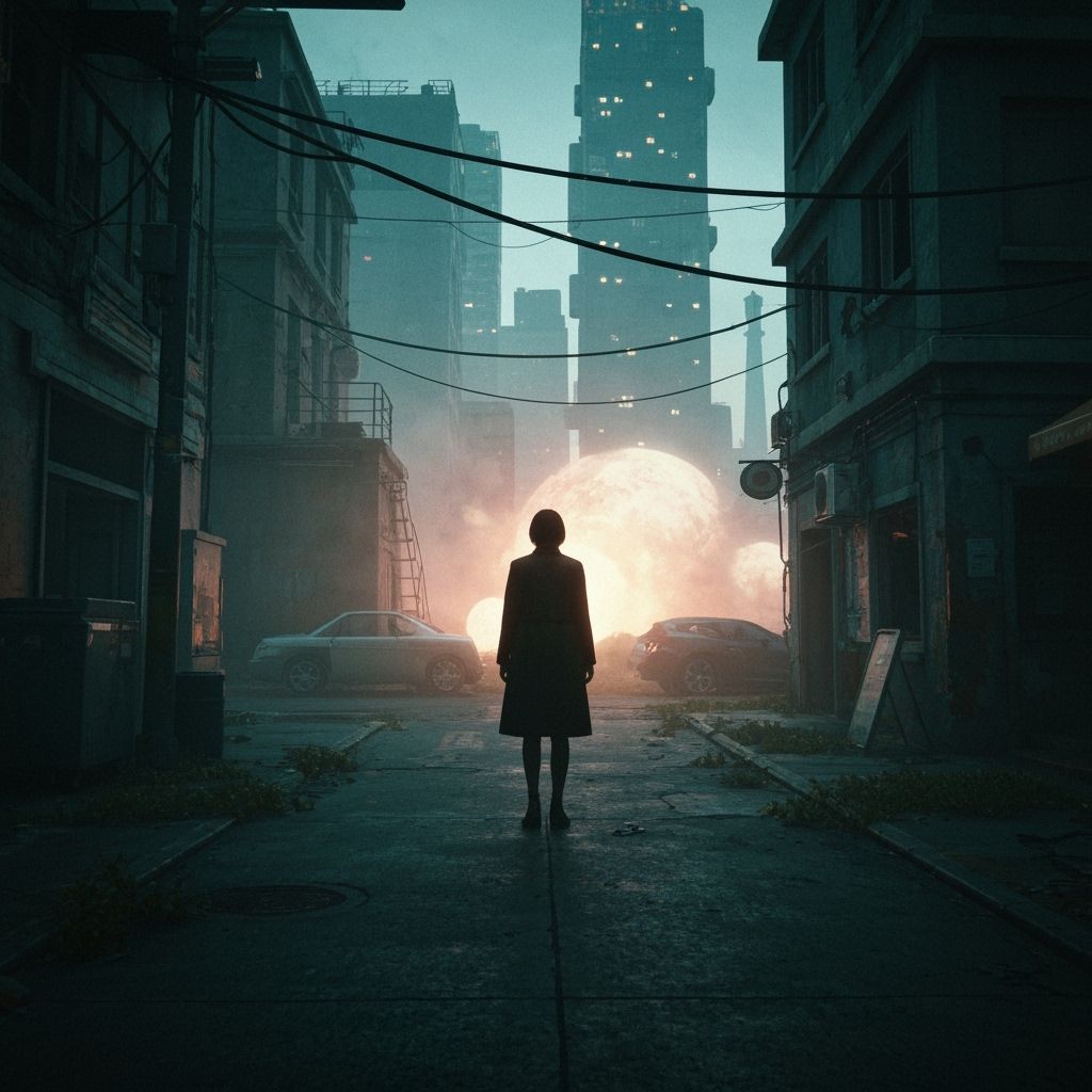 Dramatic Critical Moment with Futuristic Lighting