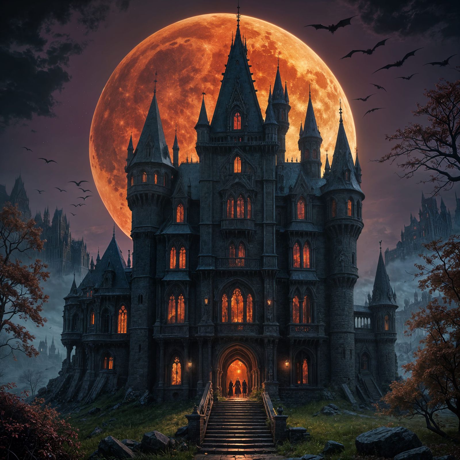 Vampire Castle  by @Frosty09