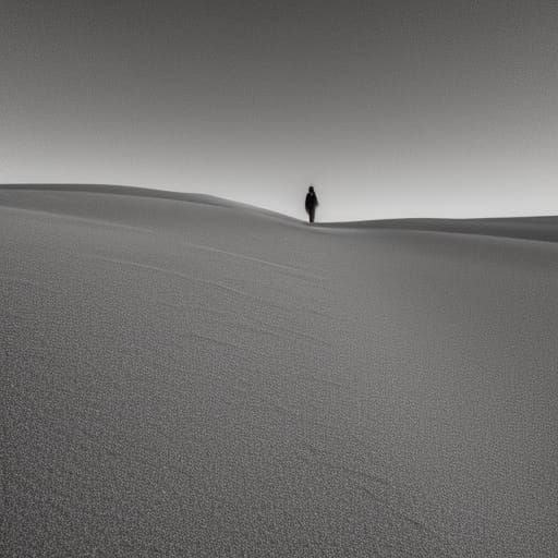 Dune, walk without rhythm - AI Generated Artwork - NightCafe Creator