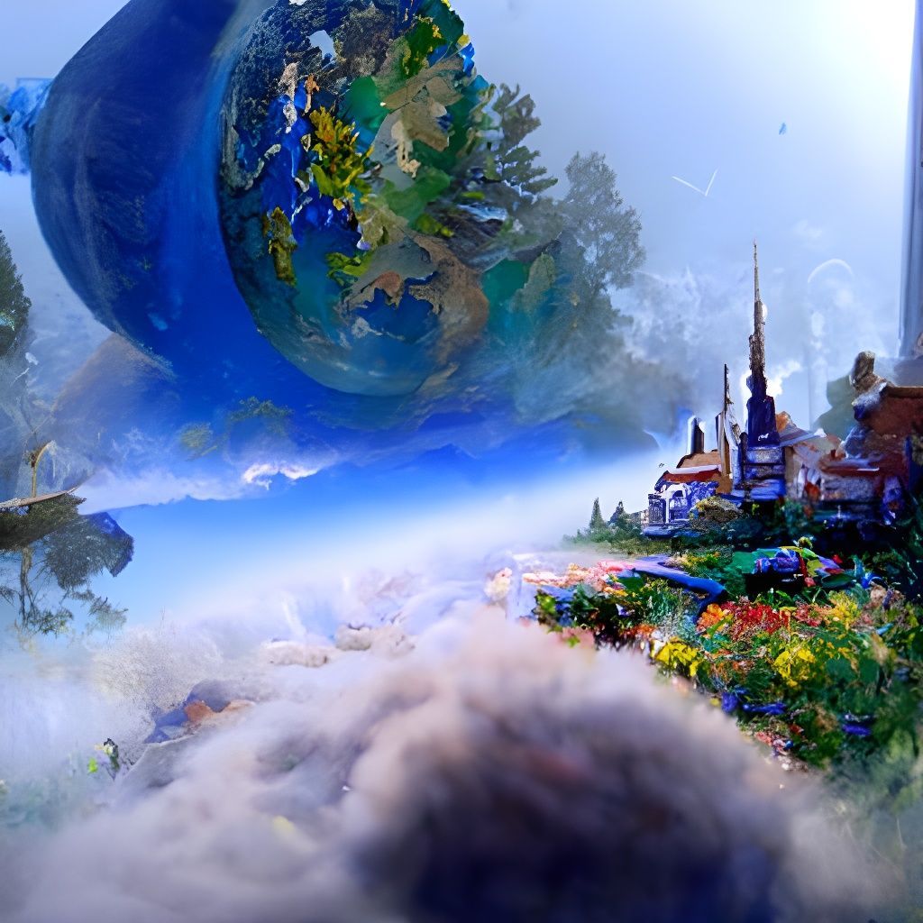 The Earth Under the Blue Sky