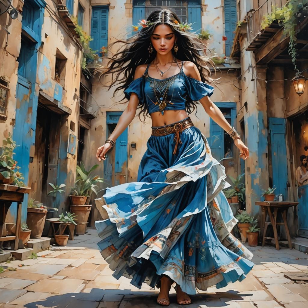 Beautiful dancer  by @Golden Lady