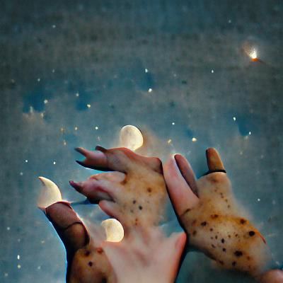 The hands that made the moon and the stars