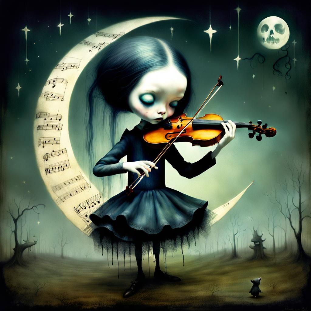 When the moon knows your tune  by @Niki