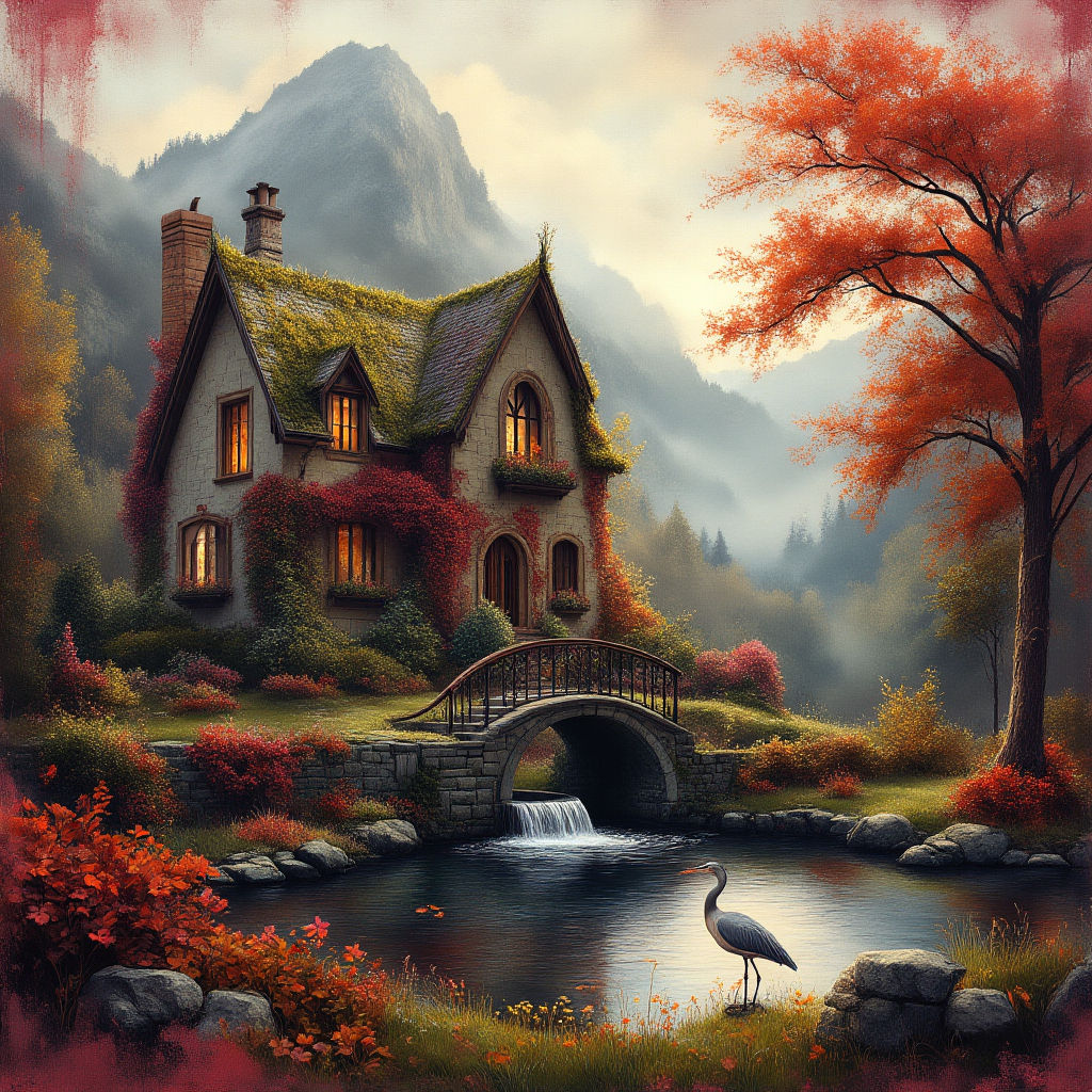 Small ornate medieval church #6