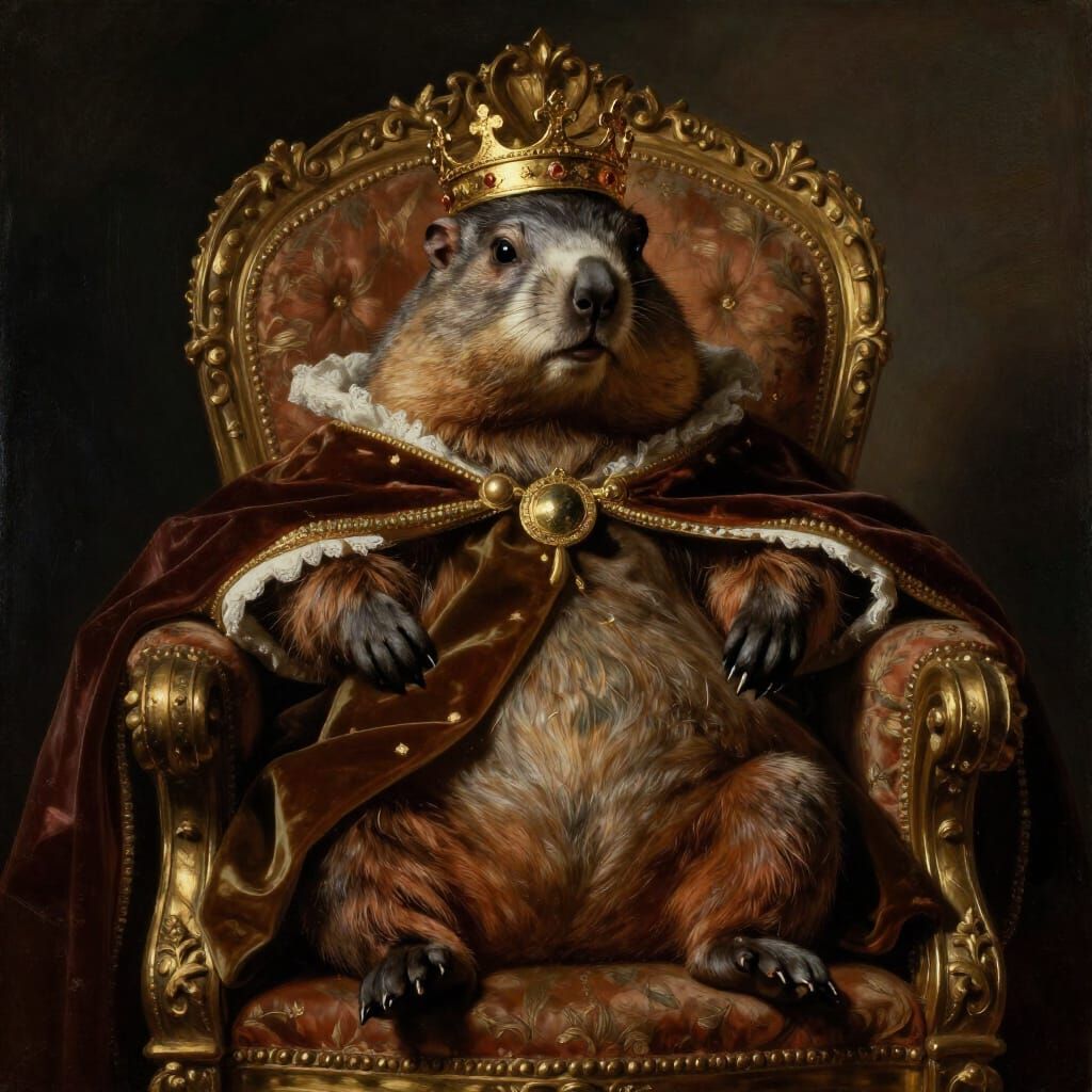 Baroque Groundhog  by @Warlock11