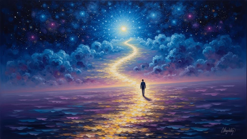 Walking the Milky Way  by @Samed