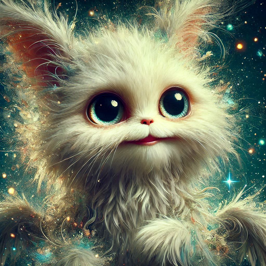 adorable fairy-tale fantasy creature portrait..