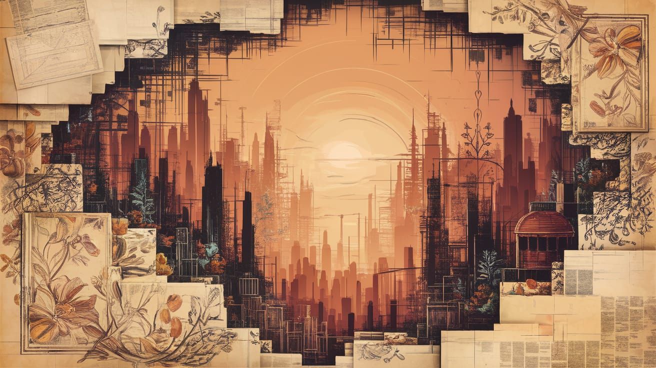 Dreamer's Ephemeral Cityscape  by @Mr Happy