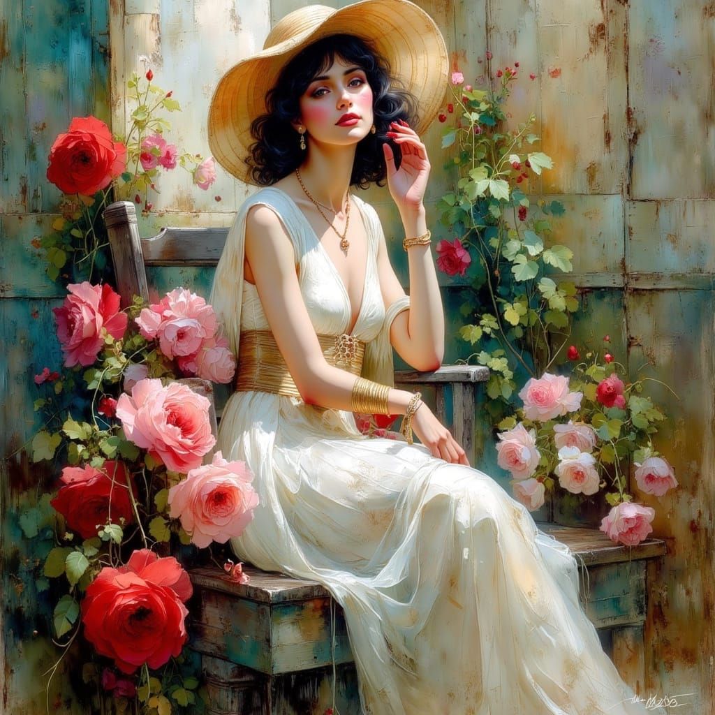 They call me 'The Wild Rose', but my name was Elisa Day.  by @Rob Hartland