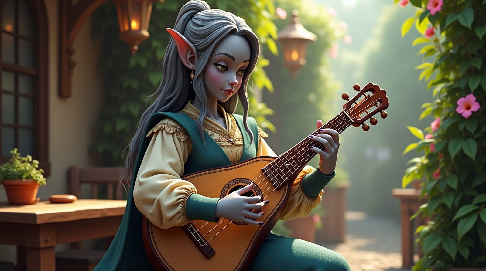 Drow Bard