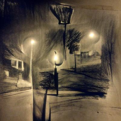 streetlights are my friends at night - AI Generated Artwork - NightCafe ...