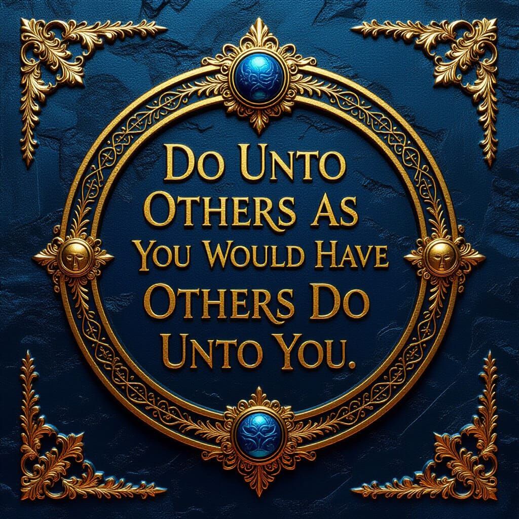 The words to the Golden Rule: 