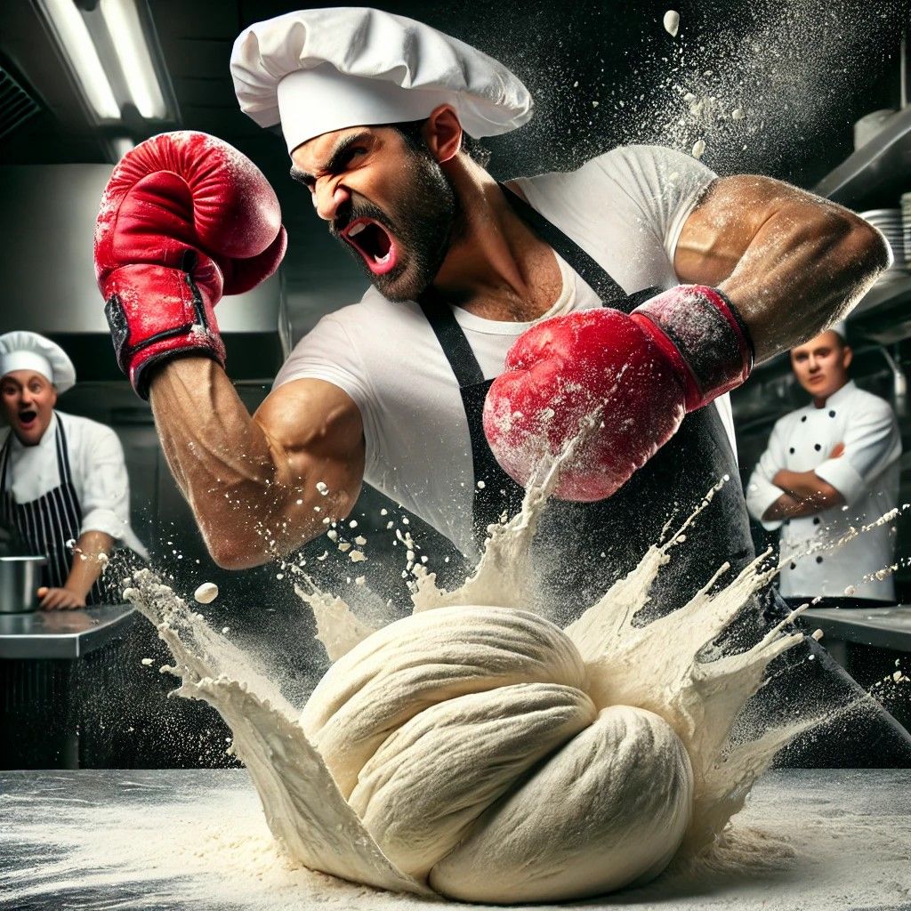 Chef during the day, Professional boxer in the evenings = Boxing Chef  by @ViMa