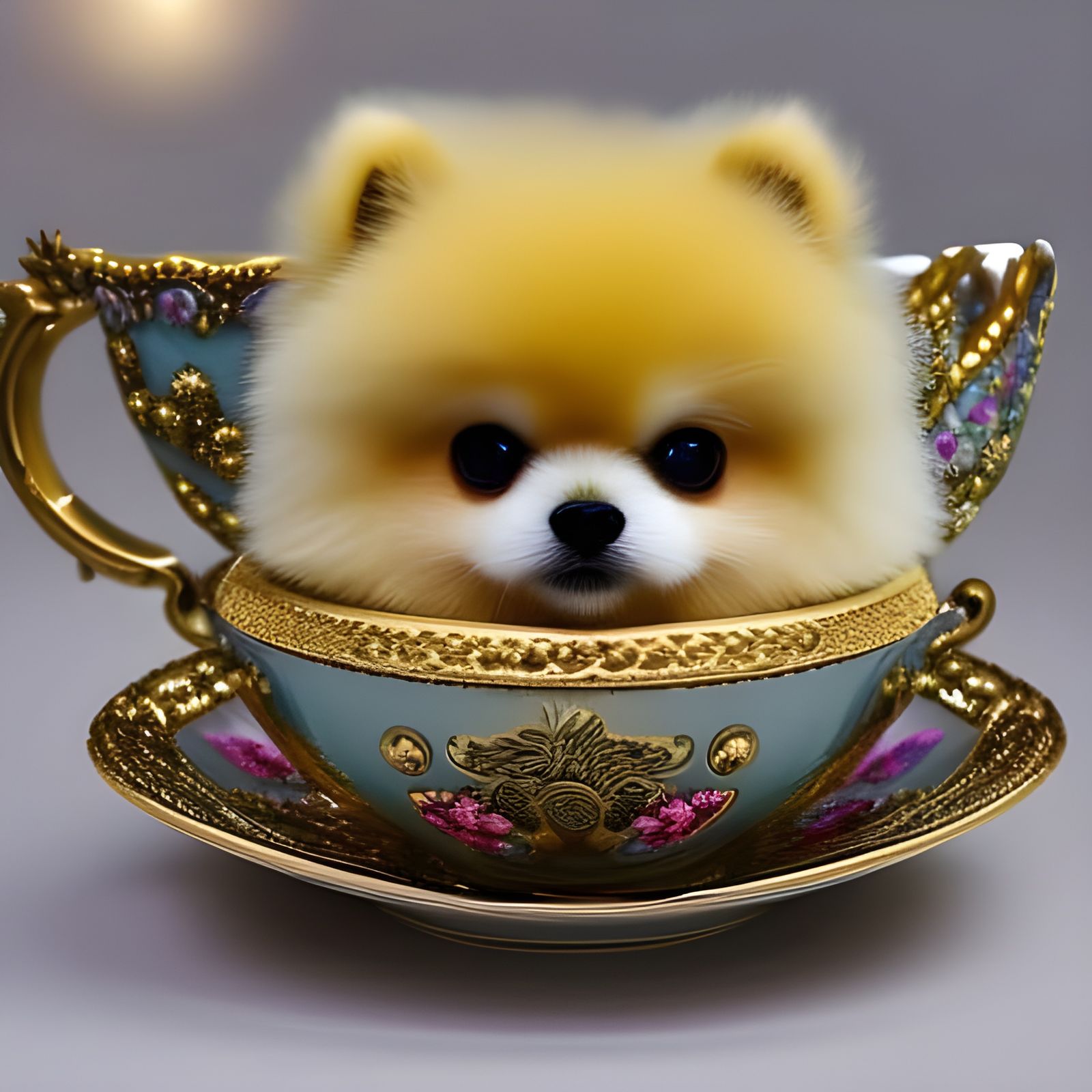 Fluffy Furry in a Teacup