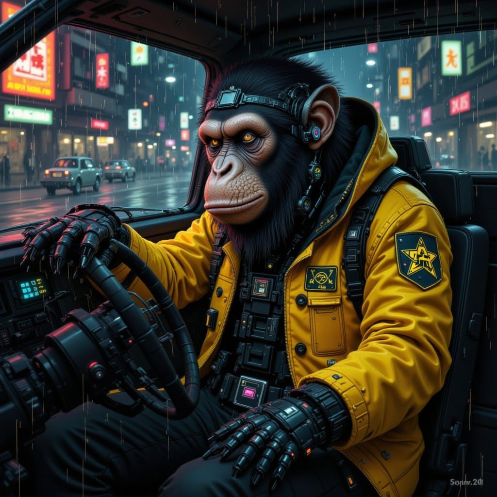<lora:Cyberpunk Style:1.2>

The Sprawl Taxi Driver