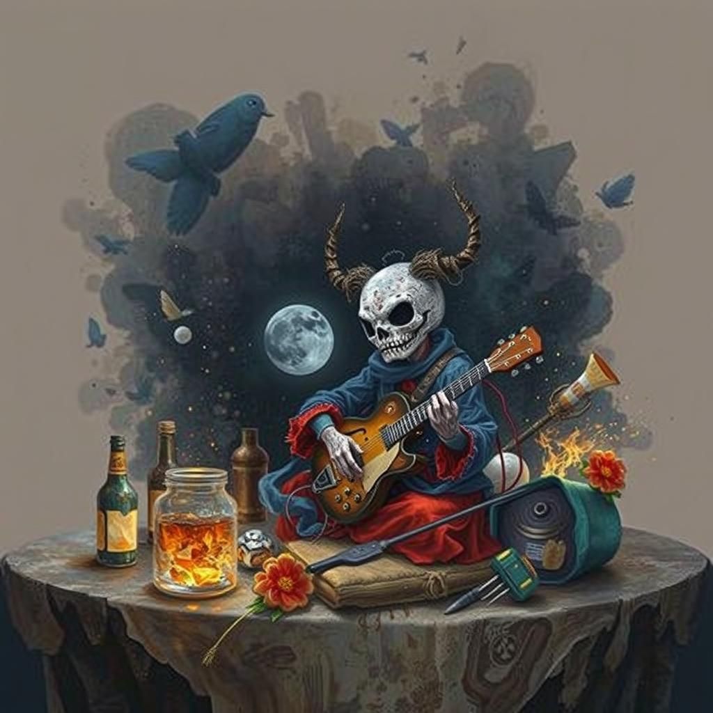 Bittersweet Nostalgia: An Abstract AI Interpretation