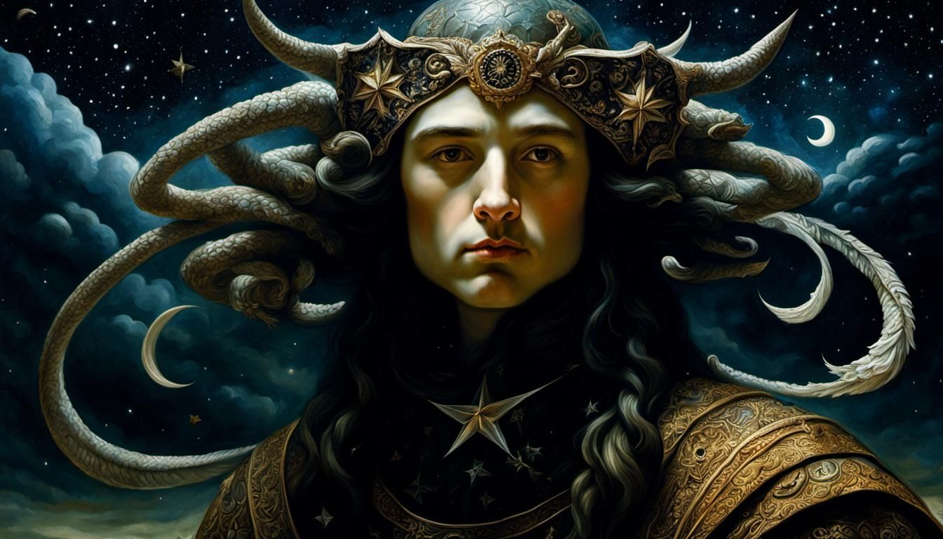"stars in head