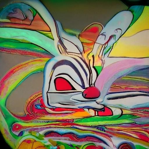 Bugs Bunny got into the acid again