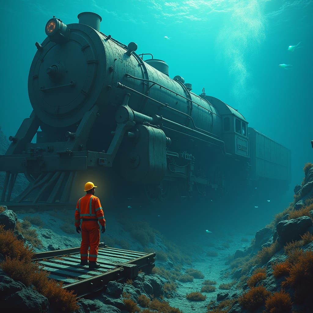 Underwater Track Patrol!  by @Ruth