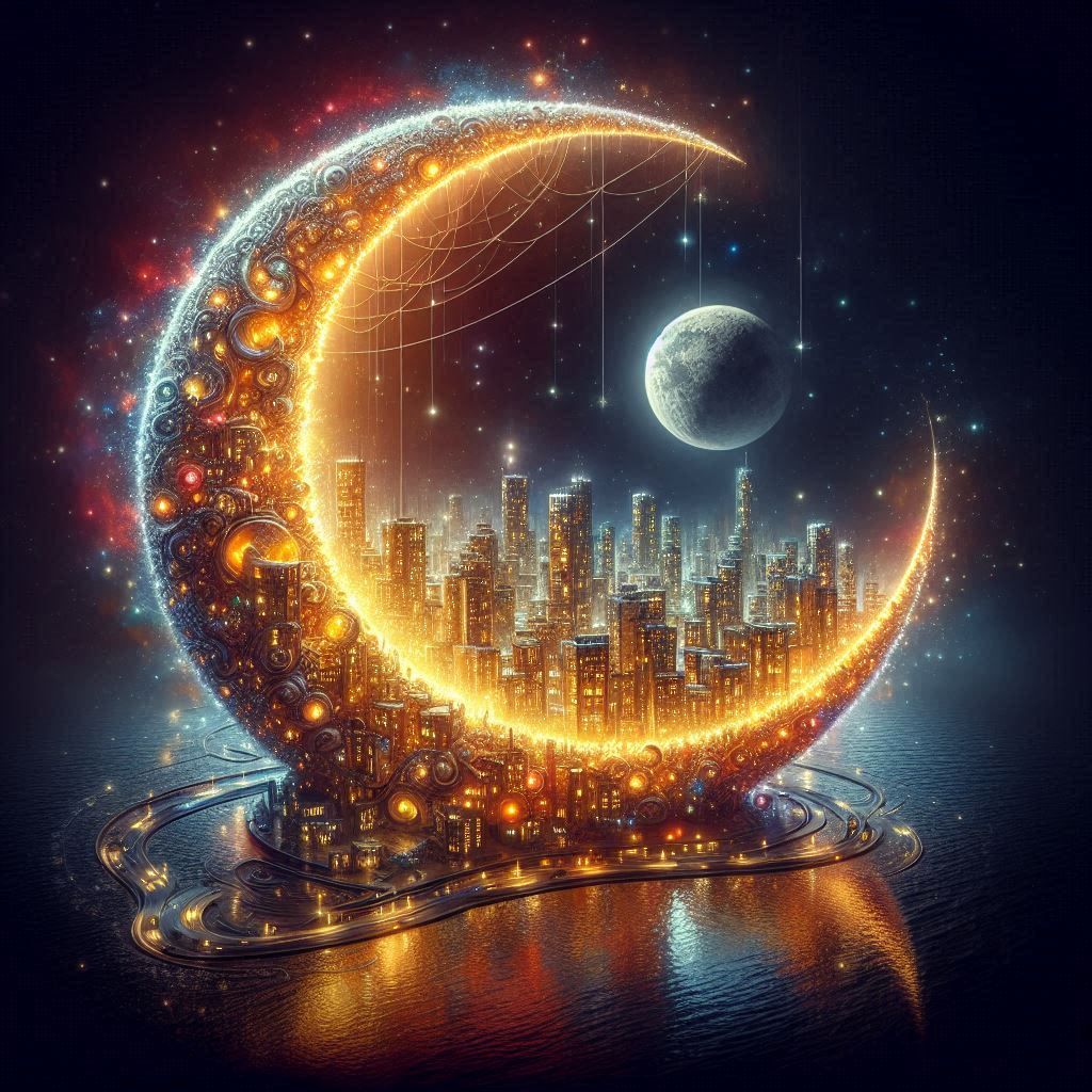 City of Dreams within a Crescent Moon