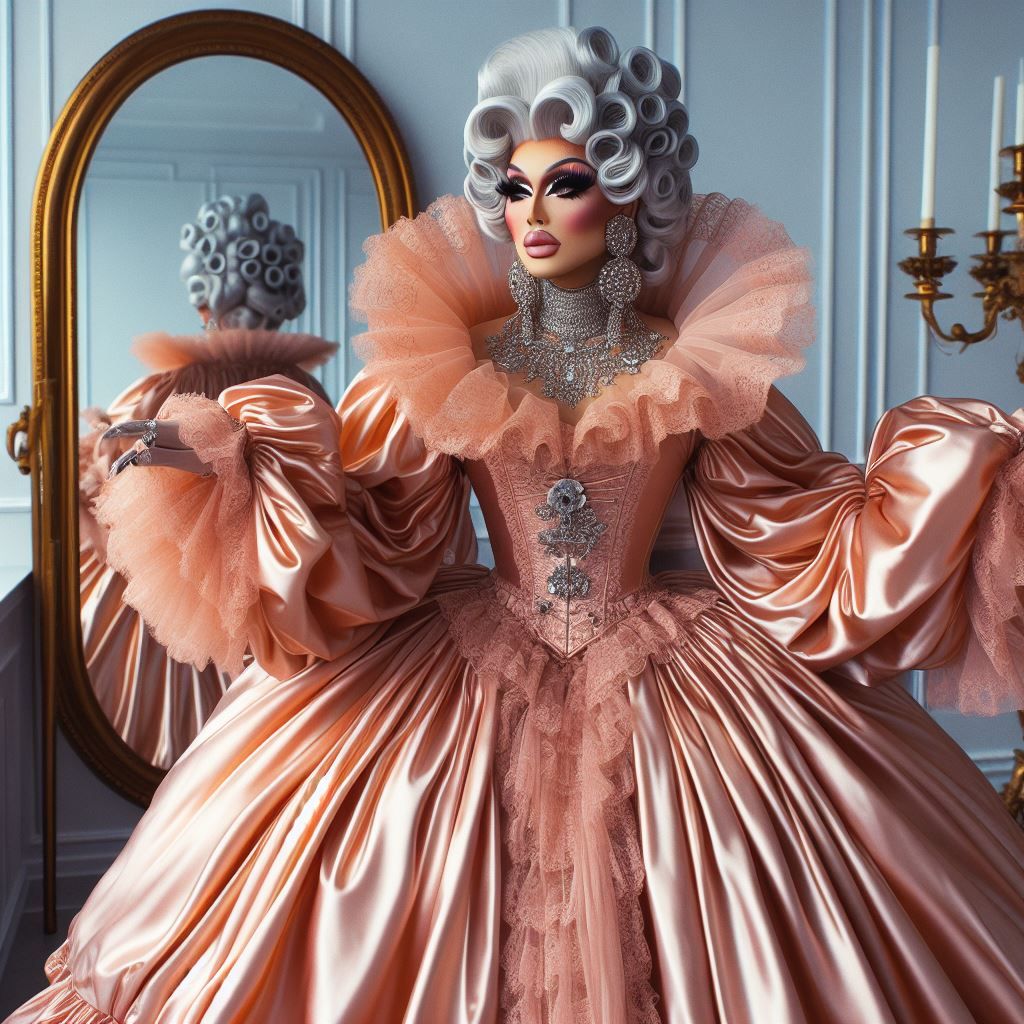 Living in a Satin Wonderland of Sissy Dresses, Satin Gowns, ...